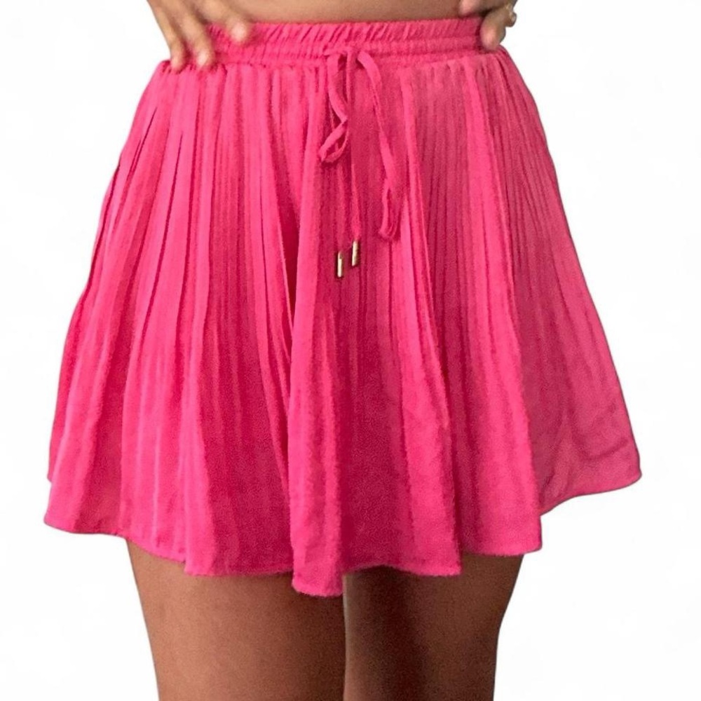 Pink Pleated Tennis Skort